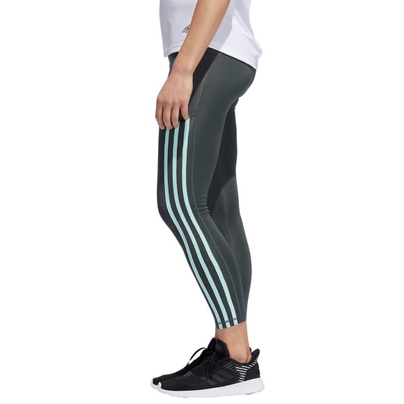 Green Adidas Leggings - Picture 2 of 5
